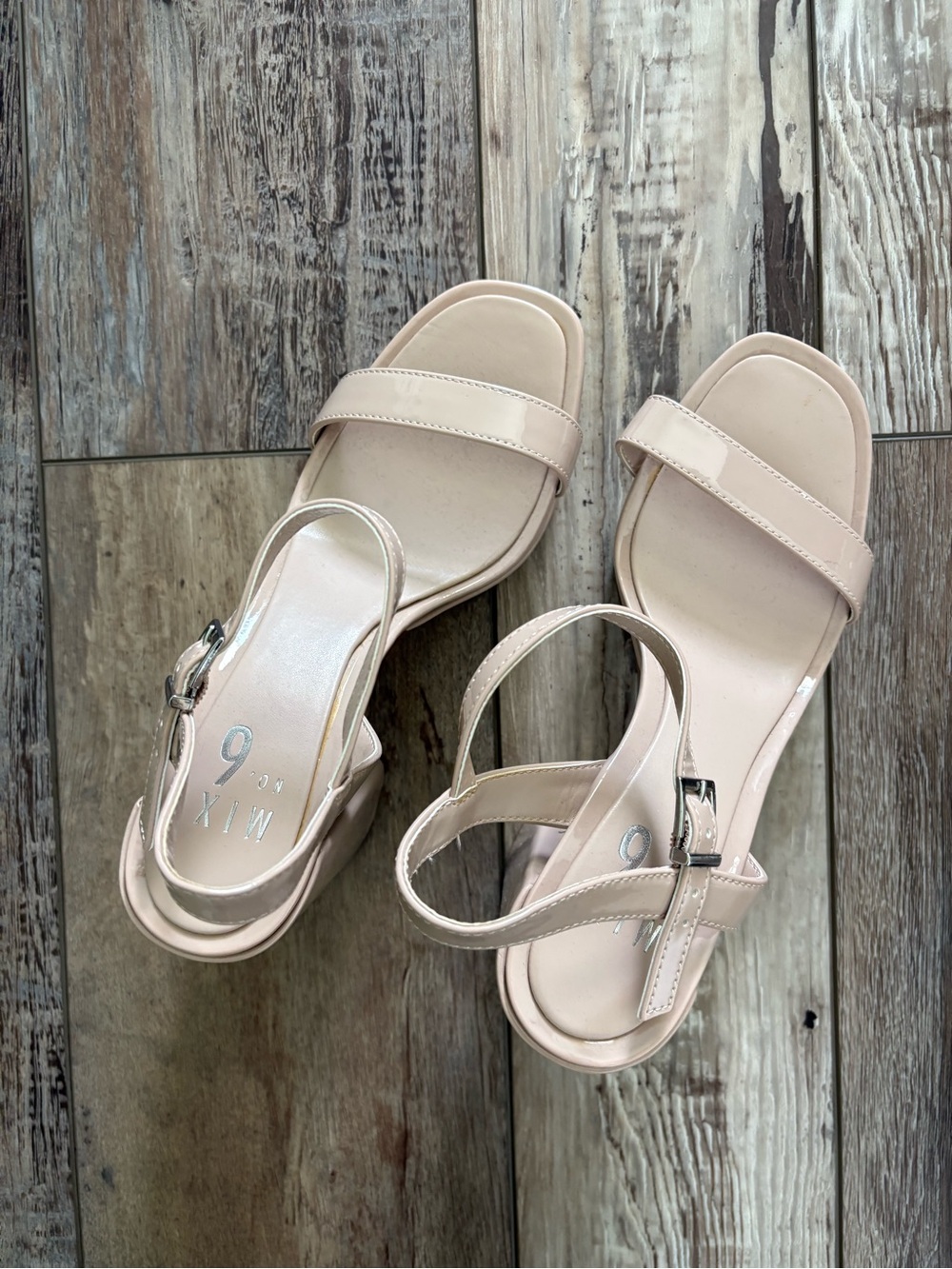 Mix No. 6 Nude Slingback Heels
